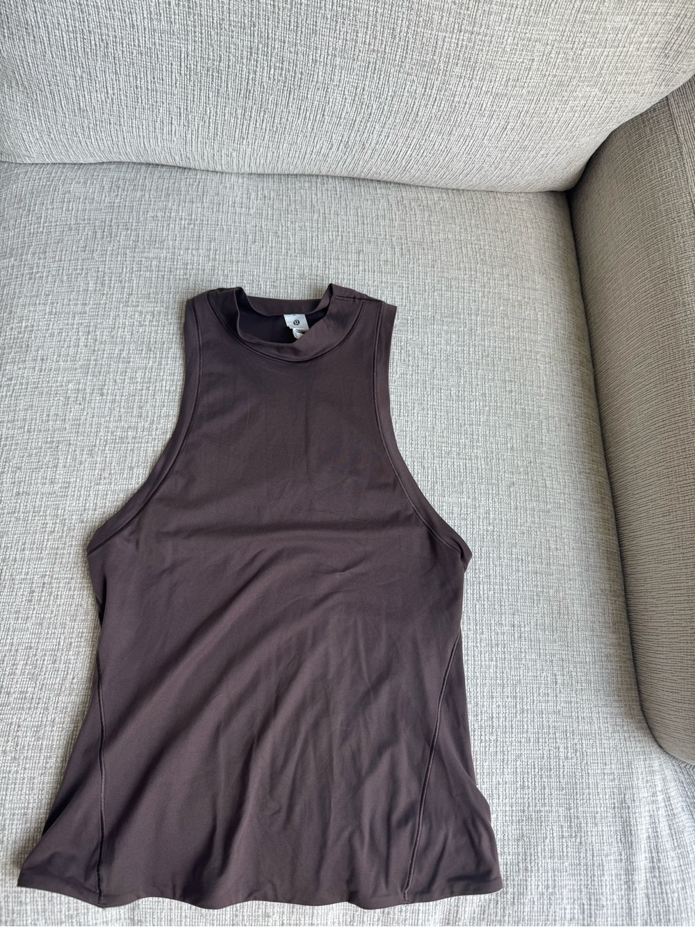 lululemon athletica Sleeveless High Neck Tank - Brown
